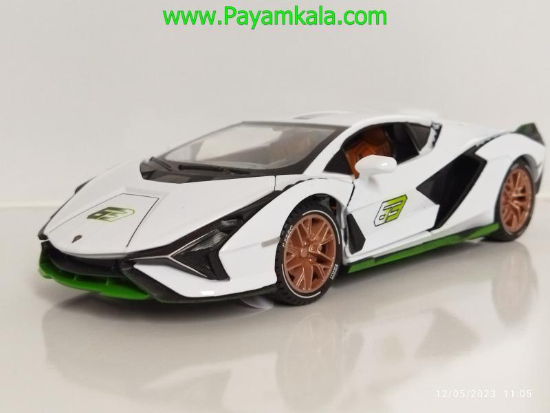 ماکت لامبورگینی سیان (Lamborghini By MINYORE)(0783) سفید
